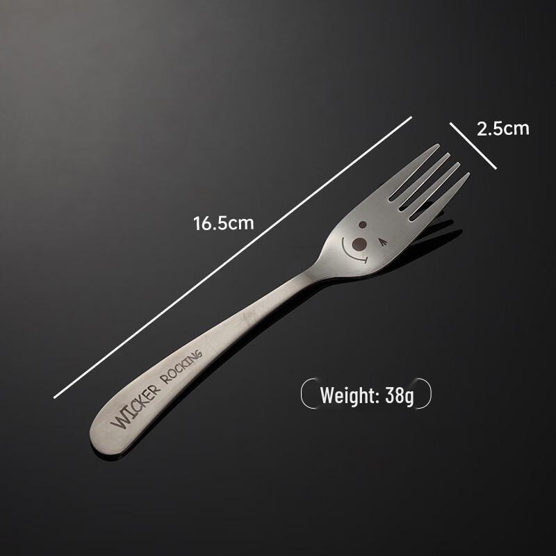 Qianxing 304 Stainless Steel Smiley Face Tableware
