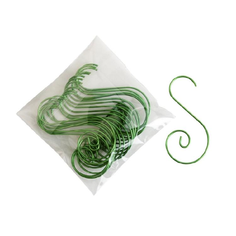 Christmas Tree S Shaped Hooks 20pcs Metal Holiday Birthday Party Decoration