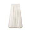 Fashion Style 2024 Summer New Arrival Women's Clothing Easiest for Match Mid-Waist White Pure Cotton Pleated Embroider Dress 6895241