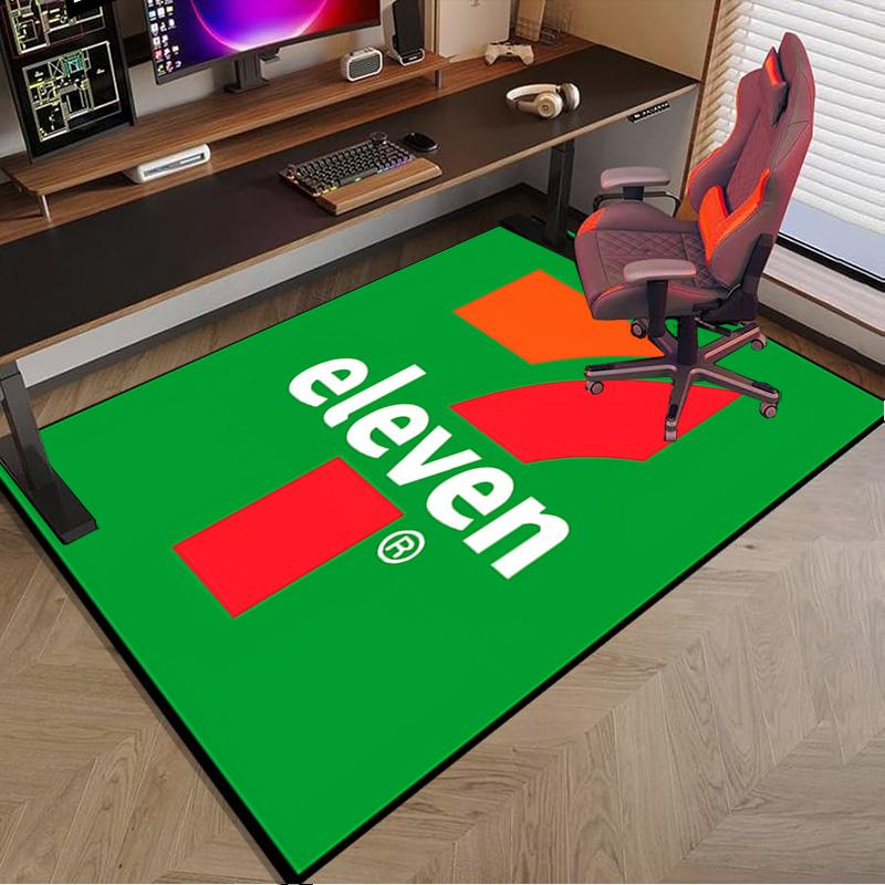 Seven eleven Area Rug Office rug, Chair Rug, Decor Carpet Livingroom bedroom Mat, Large Size Fan gifts Christmas gifts