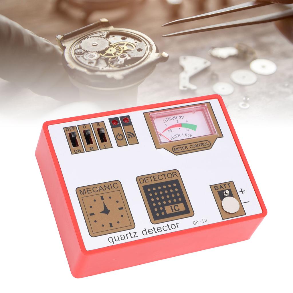 Klockdemagnetiserare Klockreparation Demagnetisering Demagnetiseringsverktyg Klockdemagnetisering Batterimätare Puls Kvarts Testmaskin