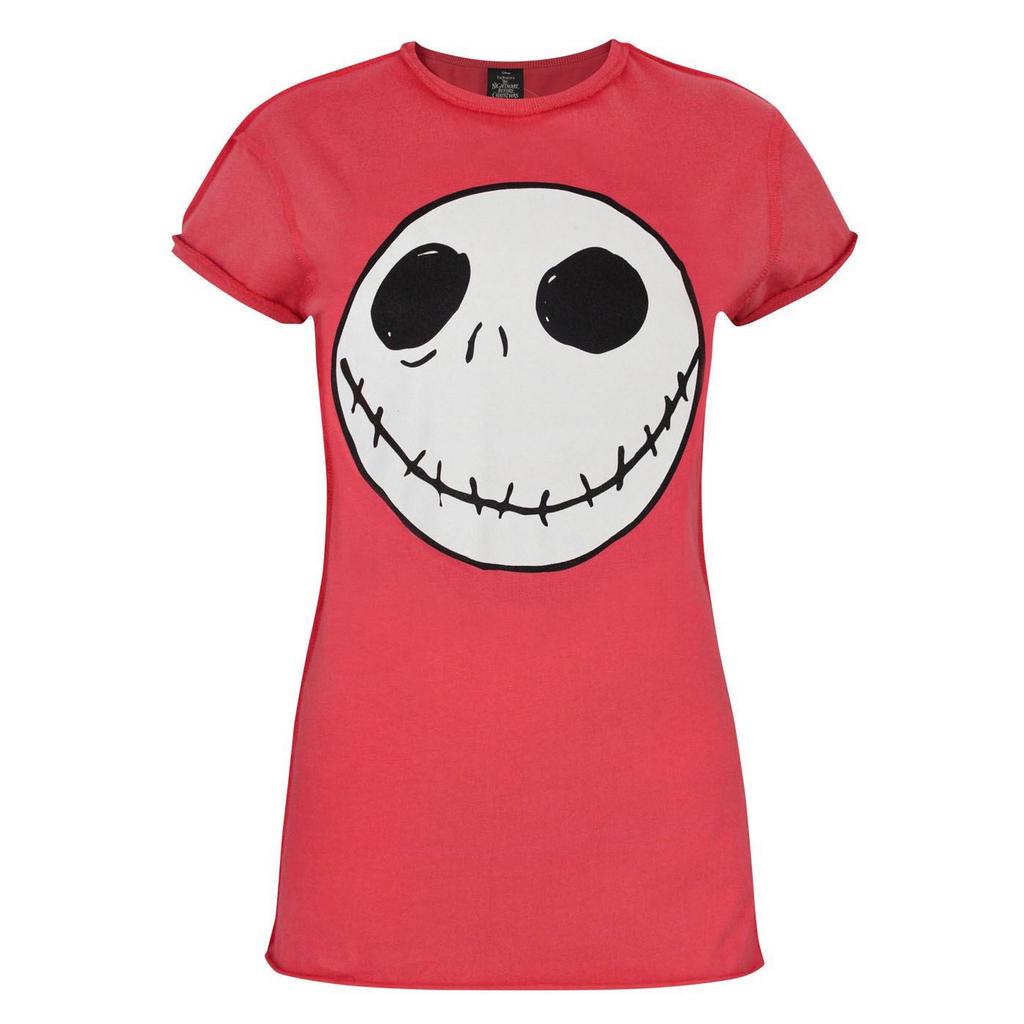 Nightmare Before Christmas Womens/Ladies Jack Reverse Seam T-Shirt
