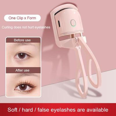 Electric Heated Eyelash Curler Comb Long Lasting Eyelashes Curls Thermal Eyelash Curler Makeup Tools Eye Lash Perm