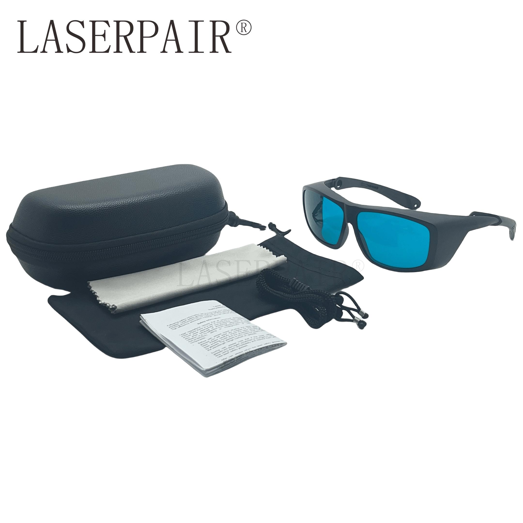 620 - 700nm Oversize Eye Protection Safety Goggles Laser Viewing Safety Glasses (Blue,safety glasses) синий
