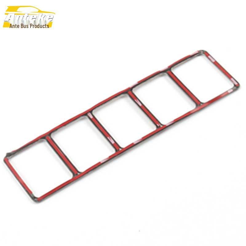 Murano Anti-slip Switch Frame Stainless Steel Headlight Control Patch Car Accessories