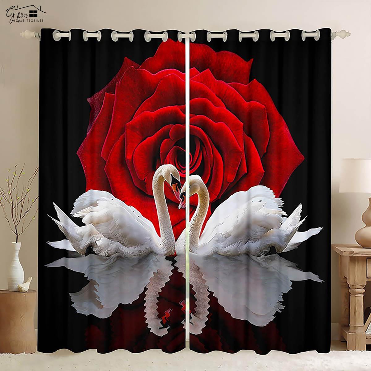 

Череп Цветочный Хэллоуин Принт Шторы Темный Стиль Шторы Детская Комната Гостиная Кухня Шторы Домашнее Украшение 2 Шт. W50xH130(CM)x2PCS&Rod pocket