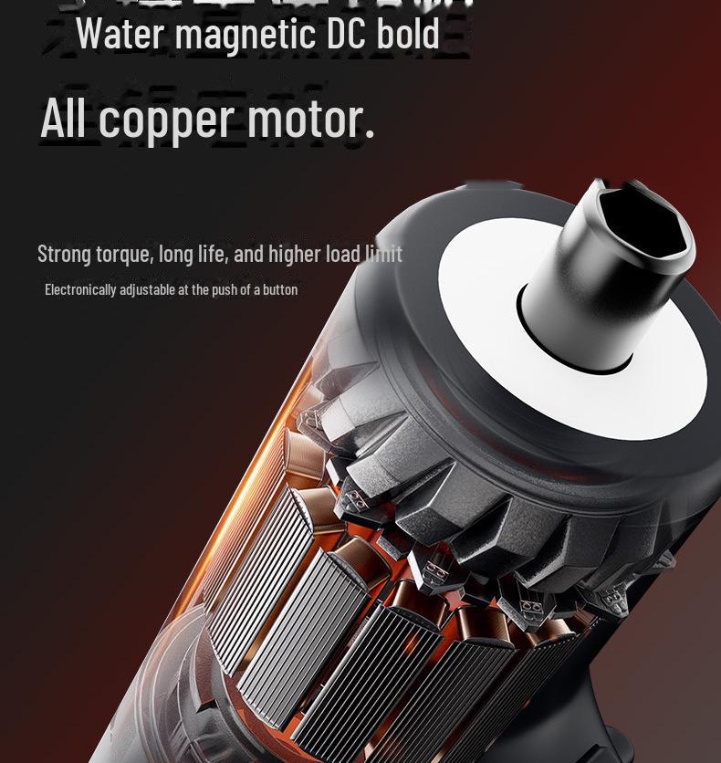 Multi-Functional Rechargeable Electric Screwdriver with Large and Small Torque Options