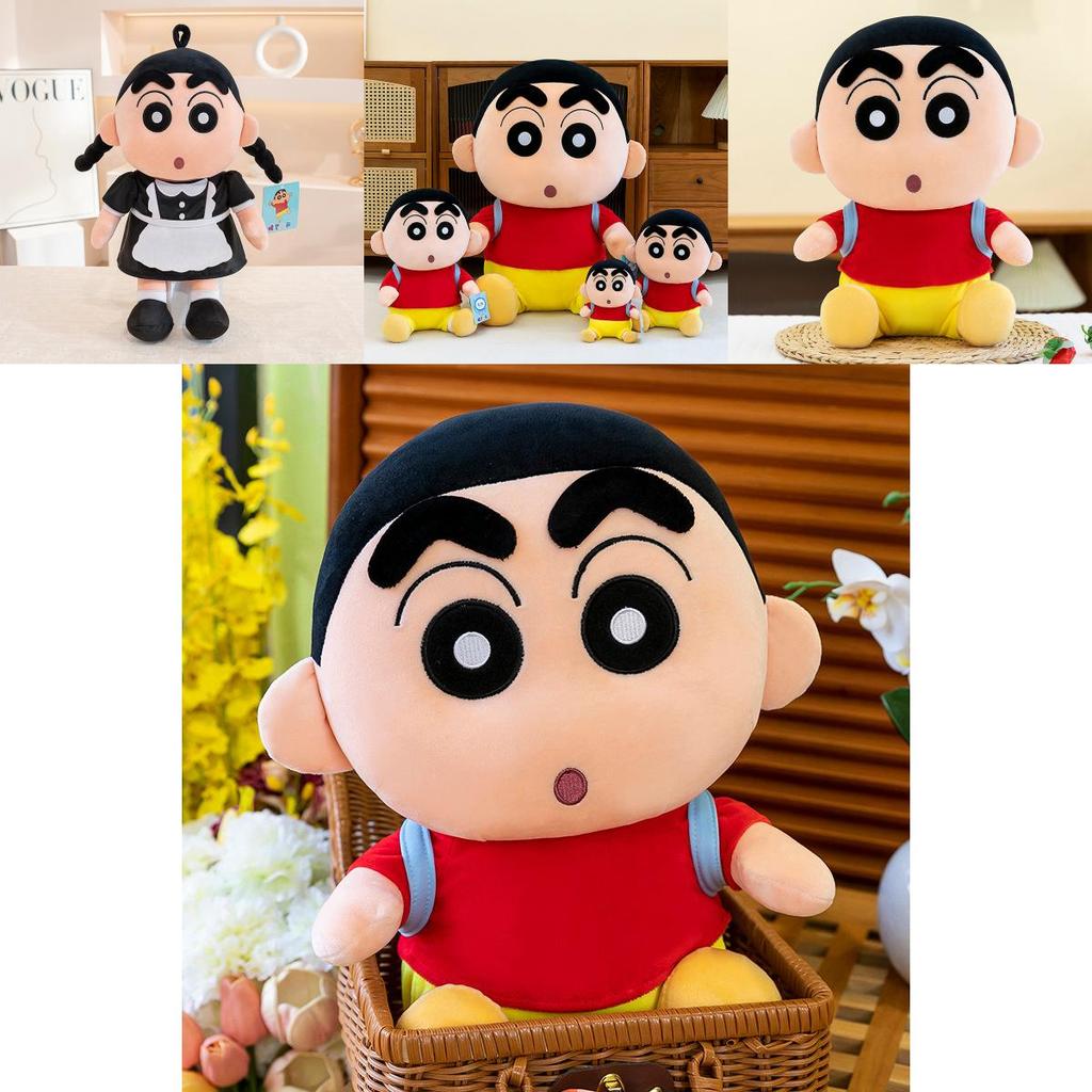 Peluche di Crayon Shinchan con Imbottitura in Cotone PP per Decorazione Camera dei Bambini Regalo Personaggi Speciali Inclusi