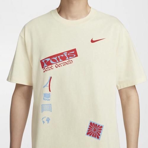 Nike Men's Soccer Crew Neck Short Sleeve T-Shirt in Coconut Milk Color