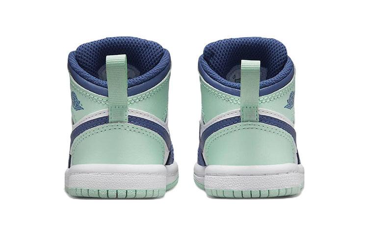Jordan 1 Mid Mystic Navy Mint Foam TD 640735-413