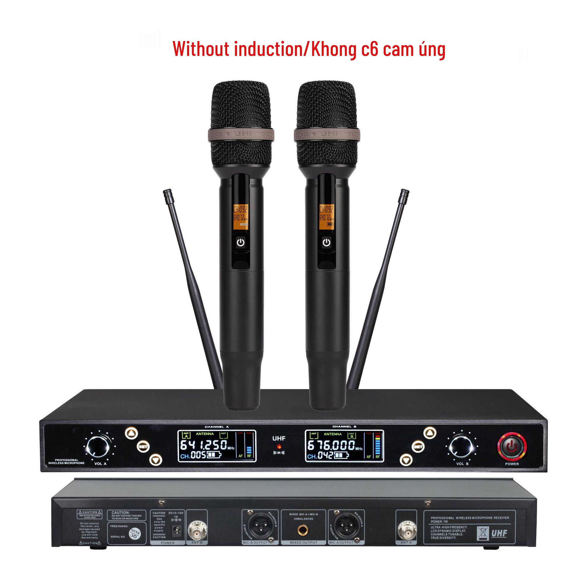 

High-End U-Band Infrared Wireless Lavalier & Headset Mic System for KTV and Conferences CB7688 Base Unit