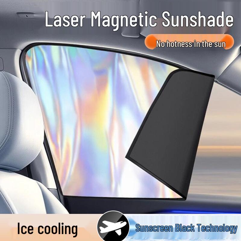 Custom Logo Magnetic Car Sun Shade Side Curtain for Privacy and Sun Protection
