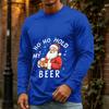 Men's Christmas Casual Long Sleeve Neck T-Shirt