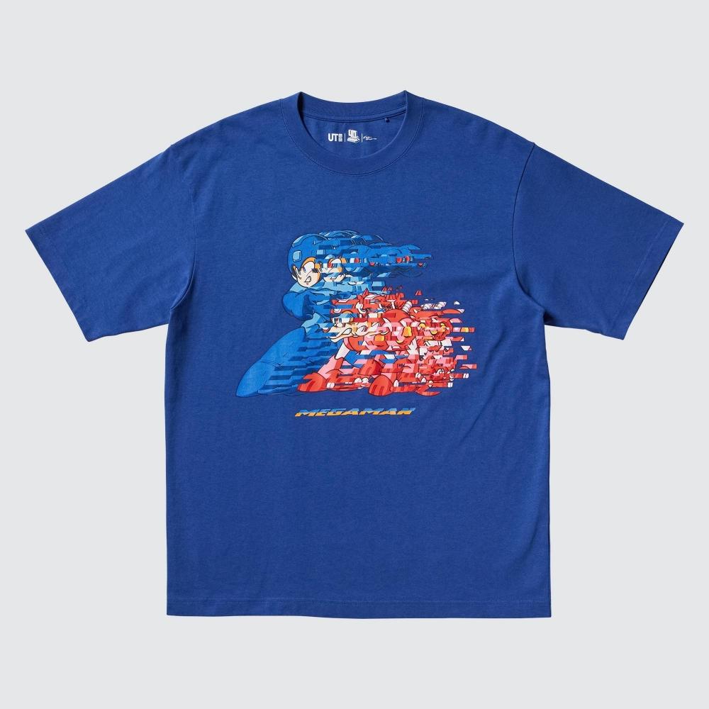 

UNIQLO CAPCOM 40th UT графический T с коротким рукавом D