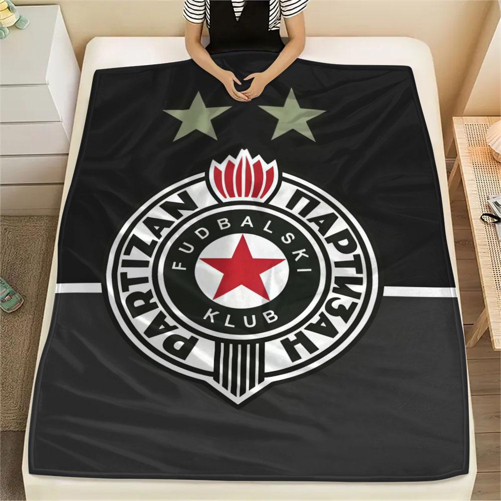 Poster Partizan Plaid in Flanella, Alta Qualità Confortevole per Tutte le Stagioni, Decorazione per la Casa, Calore e Comfort
