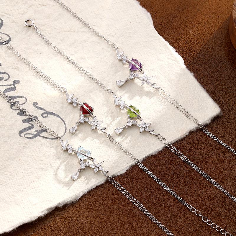 S925 Sterling Silver Star Butterfly Bracelet Natural Original Stone Fashion Korean Style Minimalist High Sense Forest Style Hand Jewelry For Women