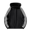 Men's Trendy Three-Stripe Hooded Jacket - Casual Spring/Autumn Wear