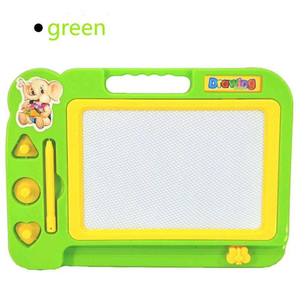 

Mini Magnetic Drawing Board Erasable Colorful Writing Pad with One Pen Painting Graffiti Art Educational Preschool Tool Kids Toy зелений