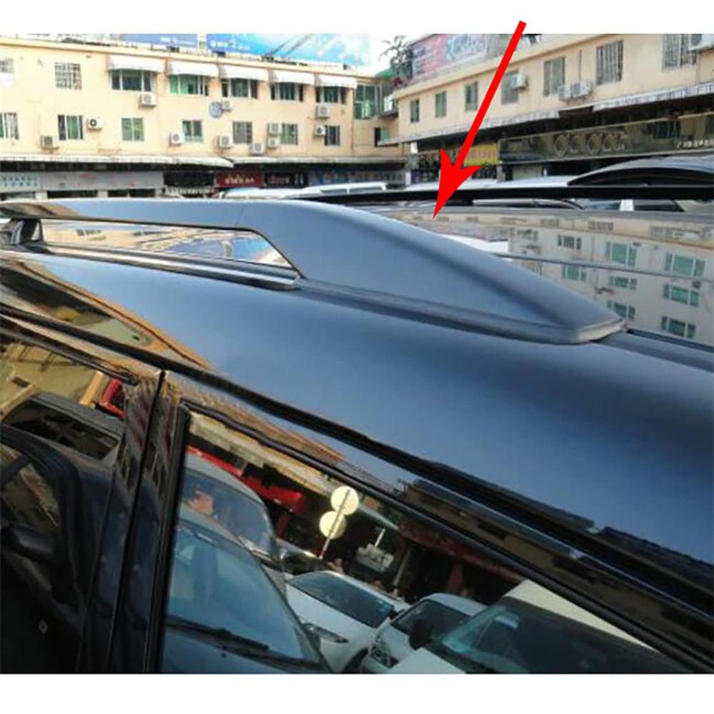 Car Black ABS Plastic Roof Rack End Cover Cap For Mitsubishi Pajero 2009-2018