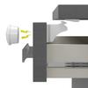 Invisible Lock Baby Safety Lock Screw Fixed Invisible Magnetic Locks  Baby Proofing
