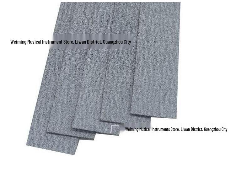 Guitar Fret Polishing Sandpaper Set - 100, 240, 320 Grit, Adhesive Backed