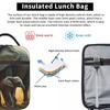 A Majestic Elephant With Her Baby Elephant Insulated Lunch Bag for Women Kids Leakproof Food Boxes Thermal Lunch Box Tote