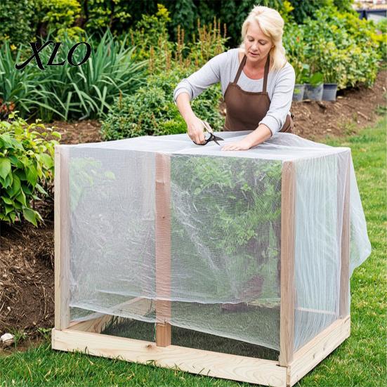 Flower Protection Cover Garden Netting for Raised Bed, Fine Mesh Barrier Net Bird, Insect Bird & Pest, Heavy Duty Vegetable Fruit Plants