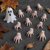Scary Tabletop Horror Accents Halloween Mini Crawling Hand Ornaments, Realistic Palm Decor Props, Spooky Ornaments Table Decorations for Haunted House