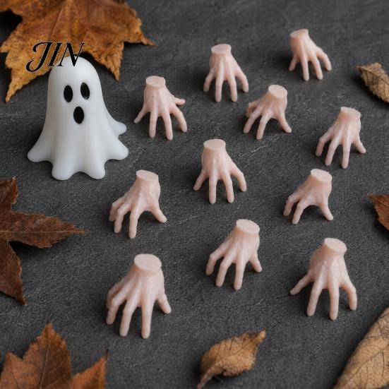 Scary Tabletop Horror Accents Halloween Mini Crawling Hand Ornaments, Realistic Palm Decor Props, Spooky Ornaments Table Decorations for Haunted House