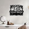 Metal Wall Art Sign Rustic Home Entrance Decor Door Sculpture New Home Gift