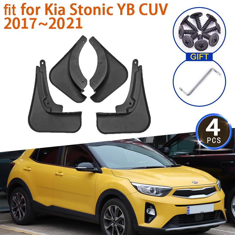 Брызговики Для Kia Stonic YB CUV 2017~ 2018 Аксессуары Грязезащитные щитки Передние Задние Колеса Крыло Защитные щитки от брызг Брызговики Стайлинг Автомобиля