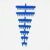 10Pcs Plastic Aquarium Air Splitter 4/5/8mm Oxygen Gas Diverter  for Fish Tank Air Pump Oxygenation