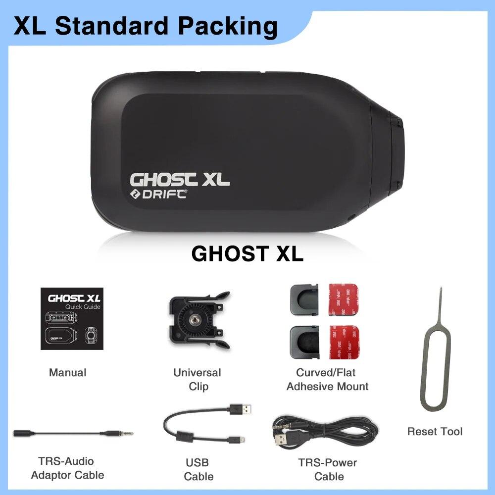 

Drift Ghost XL Спортивна екшн-камера Водонепроникна пряма трансляція Vlog 1080P Мотоцикл Велосипед Велосипед Дорожній шолом Камера WiFi Standard Packing