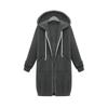 Women's Longline Hooded Sweatshirt Long Sleeve Tunic Top Casual Pullover for Fall Winter Comfortable Loungewear