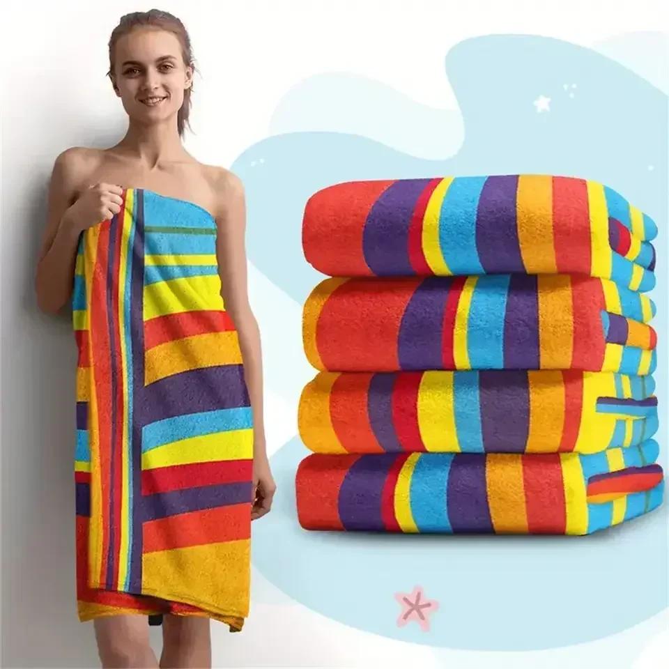 Rapid Drying Lightweight Compact Towel Highly Absorbent Fiber With Convenient Storage Pouch For Fitness Yoga Swimming