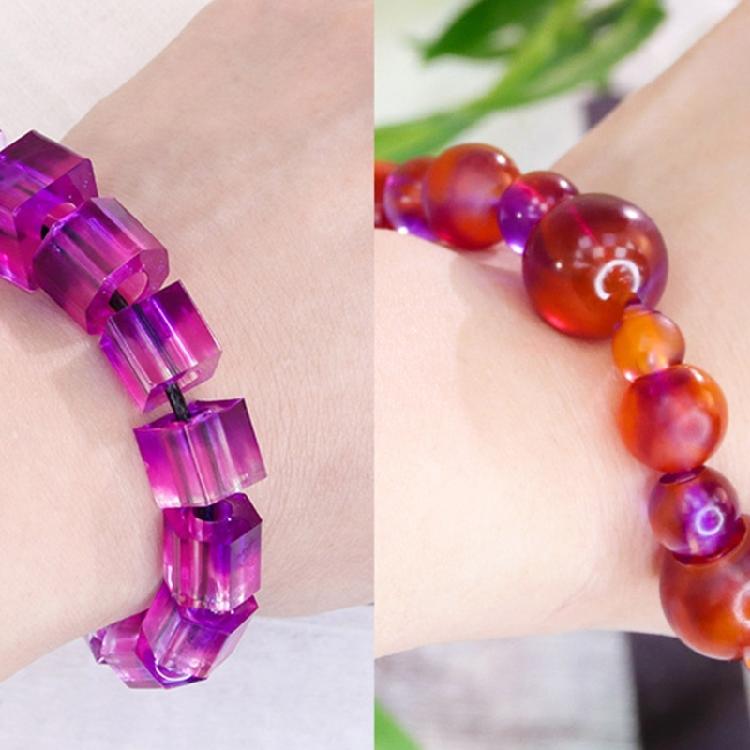 Silikonpärlformskit för DIY-hartsmycken, ädelstensgjutning, multidesignhängen, armbandstillverkningsmaterial