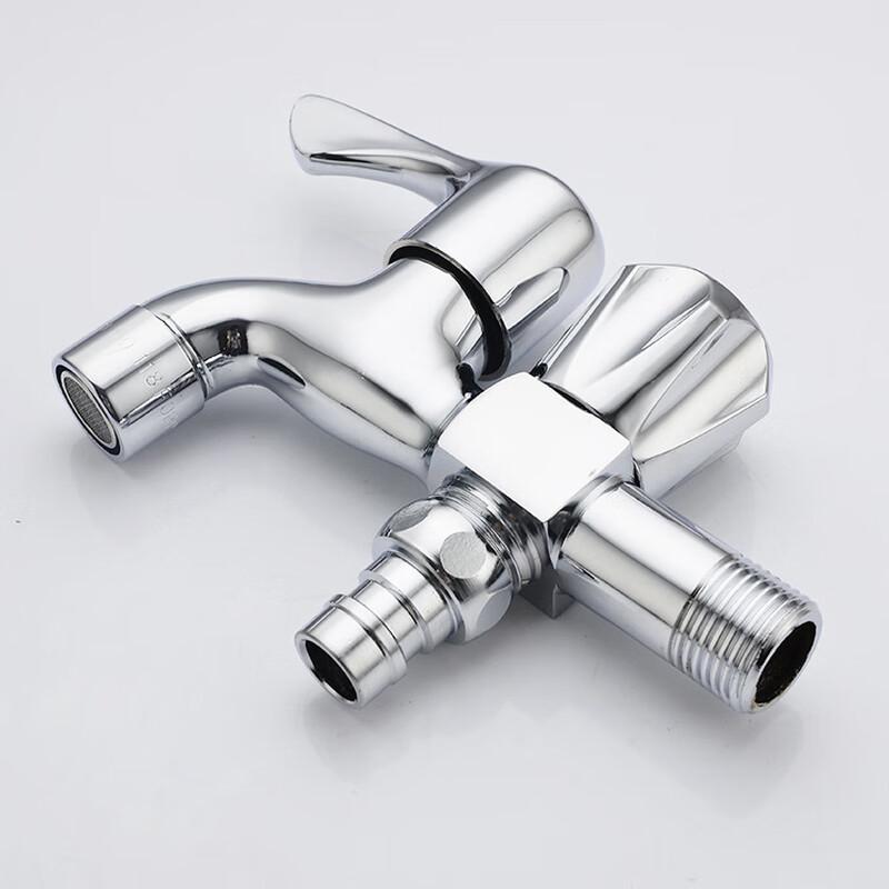 MDNG 304 SS Quick-Open Dual-Outlet Washing Machine Faucet