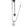Baroque Pearl Pendant Necklace Female Simple Exquisite Atmosphere Fashion Elegant Temperament Versatile Neck Chain Collarbone Chain