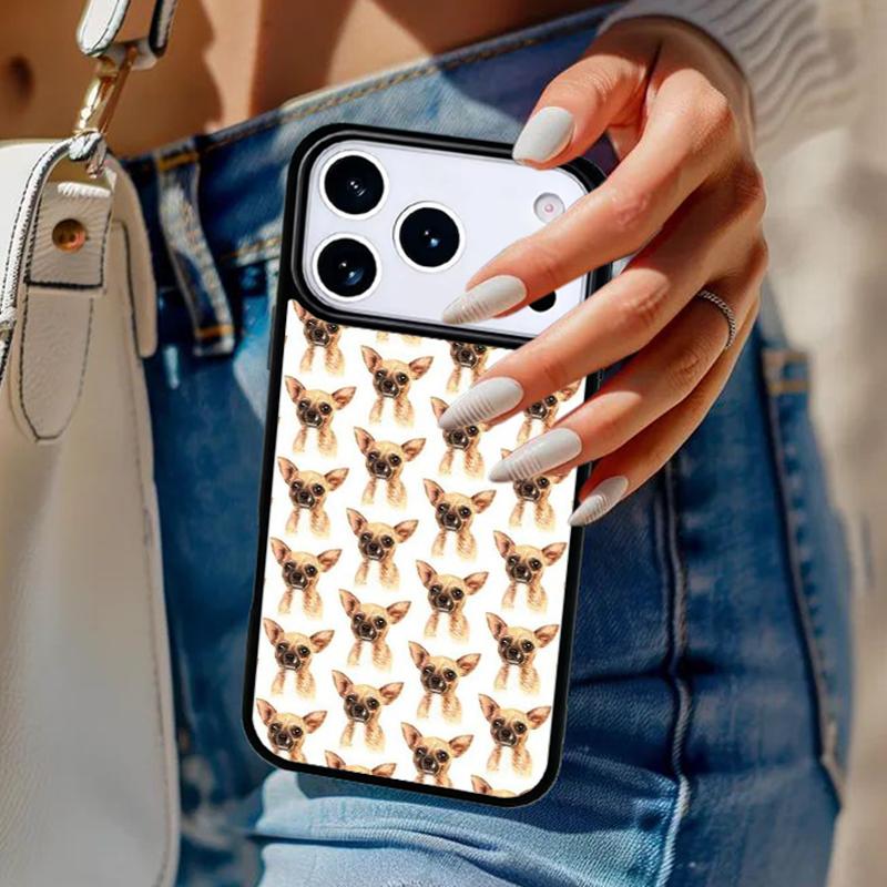 

Chihuahua Dog Phone Case For iPhone 17 Air 14 15 13 12 Max Cover For Apple 14 15 16 16e 11 Pro Max Plus Coque iPhone 17