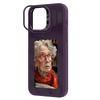 E-Ink Screen Phone Case With Stand IPhone 16 Plus Pro Full Coverage Shockproof Silicone Cover