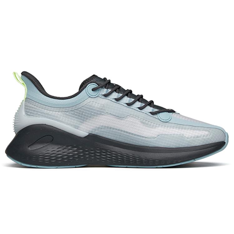 Anta Breaking Wind Comfortable Cushioning Slip Resistant Abrasion Resistant Low Top Running Shoes Men's Gray 912135510-5