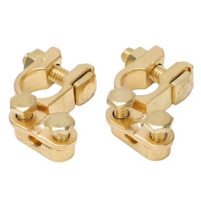 2 adet Araba Akü Bağlantısı Pirinç Pozitif Negatif Akü Terminali RV ATV Tekne İçin