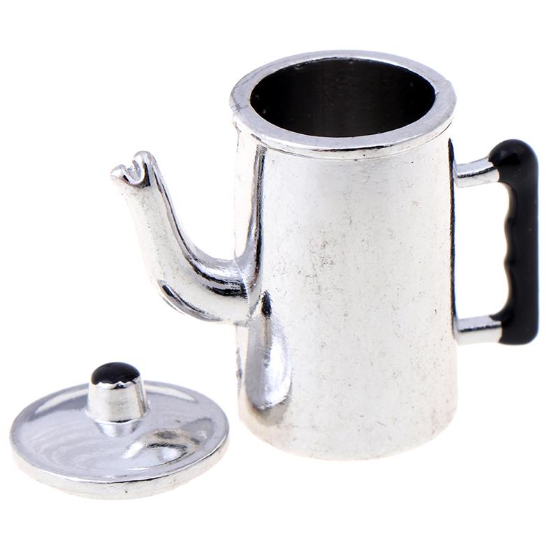 Miniatur Lebensmittel Spielszene Modell Kreatives Puppenhaus Zubehör Mini Alter Wasserkocher