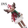 Musical Santa Snowman Reindeer LED Lighted Christmas Figurine, Swirling Glitter Claus Elk Indoor Holiday Party Decor Decoration with Music for