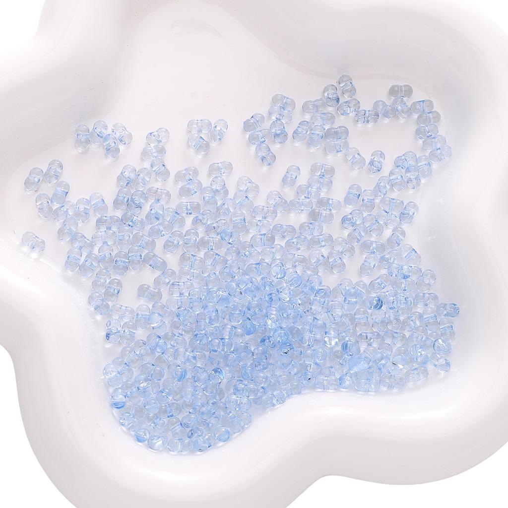 Handmade Beads 3x6mm Acrylic Solid Color Transparent Peanut Beads Loose Beads Hand String Beads Handmade Diy Accessories Jewelry Key Chain Bracelet