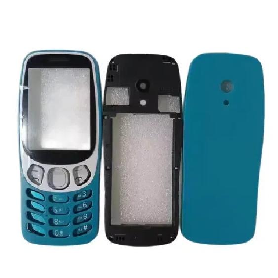 A+Полный Комплект Корпуса Мобильного Телефона Для Nokia 3210 4G (2024) Запасные части для ремонта английской клавиатуры синий