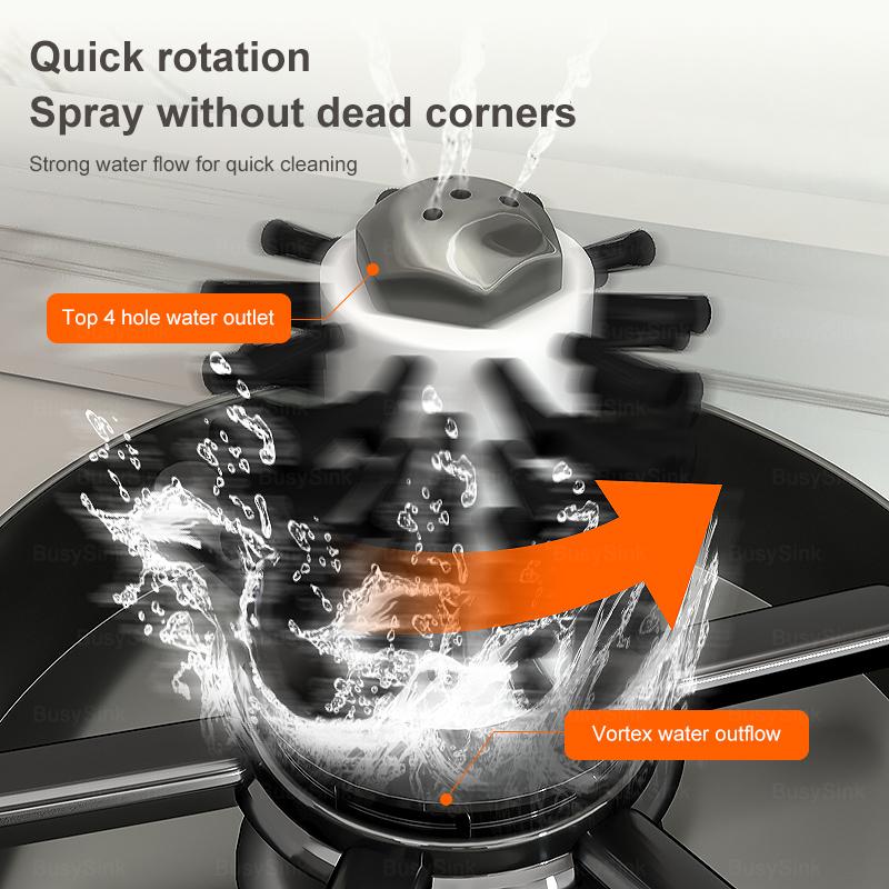 Pohármosogató konyhai mosogatókhoz, csésze mosogató, konyhai kiegészítők, ezüst rozsdamentes acél, kefés tisztítóeszközök