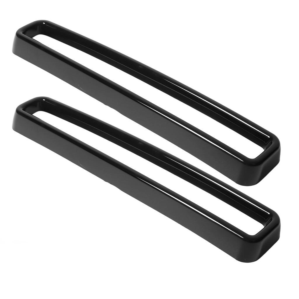 Car Front Grille Trim Bright Black UV Protection Coating Replacement for Dodge Challenger 2015‑2021