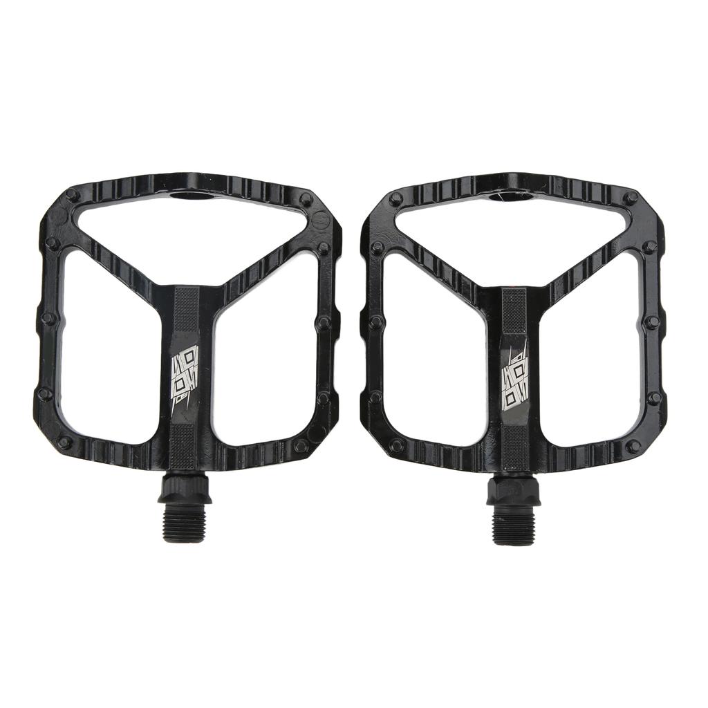 ENLEE 2pcs Bicycle Pedal Anti Slip Aluminum Alloy DU Bearing Cycling Pedals for Mountain Bike