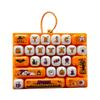 26 Key Decompression Button Toy Cute Design Halloween Keyboard Keychain  Popular Pendant